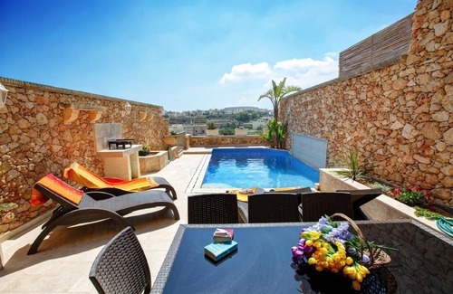 San Lawrenz Casa | Casa de vacaciones Gharb para 1 - 8 personas con 4 dormitorios - Casa de vacaciones