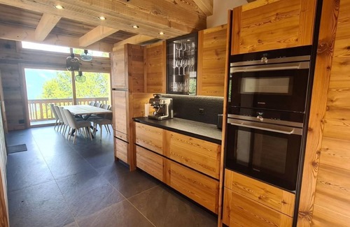 Nendaz Chalet De Esquí | Casa de vacaciones Haute-Nendaz para 1 - 8 personas con 4 dormitorios - Chalet de madera