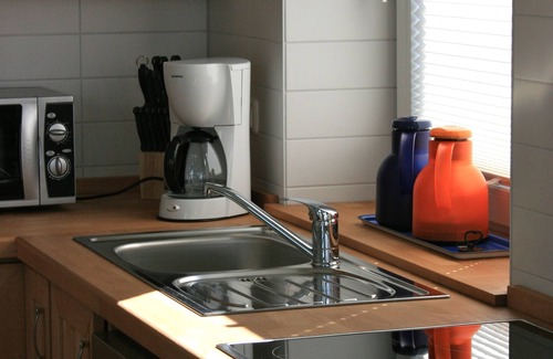 Kosel Casa | Casa de vacaciones en situación de agua directa | Sauna | Bañera de hidromasaje | Chimenea | Wifi gratis