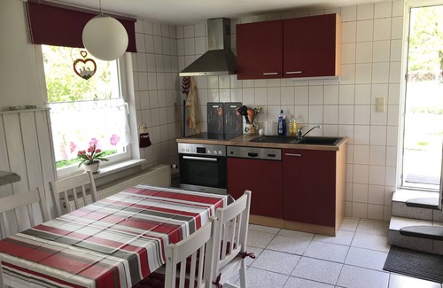 Velgast Casa | Casa de vacaciones cerca del mar Báltico / Darß, Stralsund y Rügen / vistas de la grúa