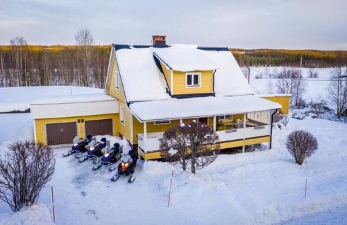 Blattnicksele Casa | Casa de vacaciones Skoträsk para 1 - 7 personas con 4 dormitorios - Casa de vacaciones