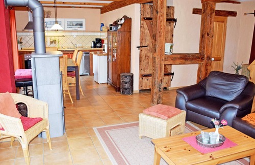 Reinberg Apartamento | Casa de vacaciones con chimenea en la granja cerca de Stahlbrode
