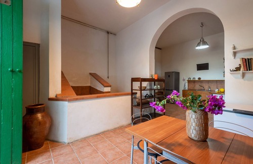 Castellammare del Golfo Casa | Casa de vacaciones Casina ai Fraginesi con vistas a la montaña, jardín compartido y Wi-Fi