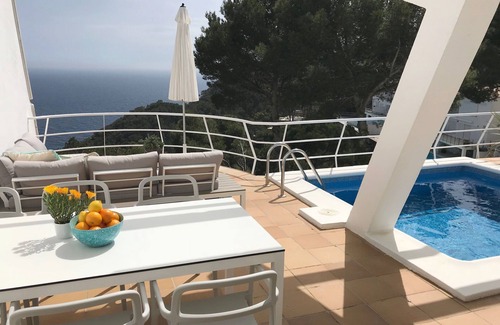 Aiguablava Casa | Alquiler casa adosada con piscina en Begur, Sa Tuna