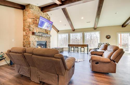 Roaring River Casa | Home Gym and Fireplace Roaring River Retreat