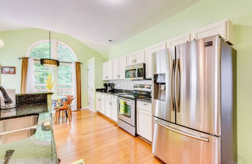 Matthews Casa | Home in Matthews w/ Fenced Yard & Spacious Deck!
