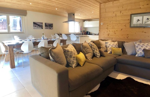 Morzine Chalet De Esquí | Elegante chalet de esquí con cocina en el centro de Morzine