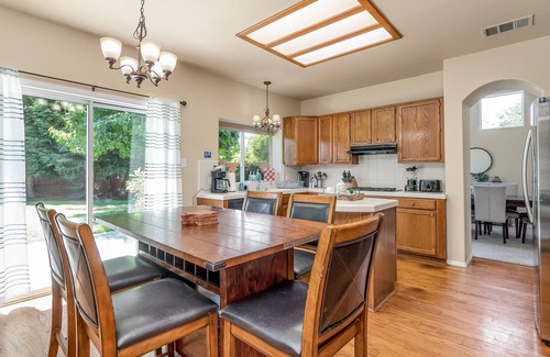 Clovis Casa | Home oasis with sauna, jacuzzi, pool & heated gazebo!