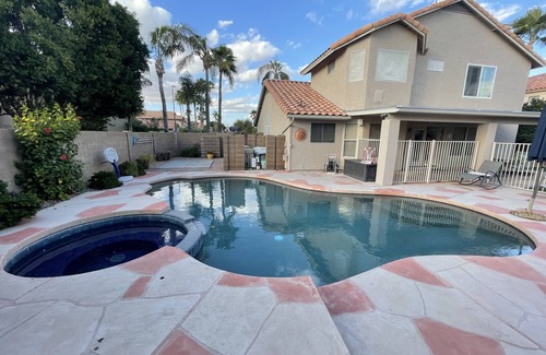 Val Vista Lakes Casa | Home with Pool in Val Vista Lakes, Also a Hot Tub , Near Phx Airport
