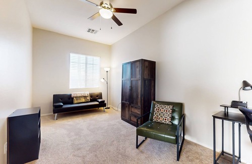 Sonoran Foothills Casa | Home with private yard, office, billiards, on-site pool, hot tub & tennis courts