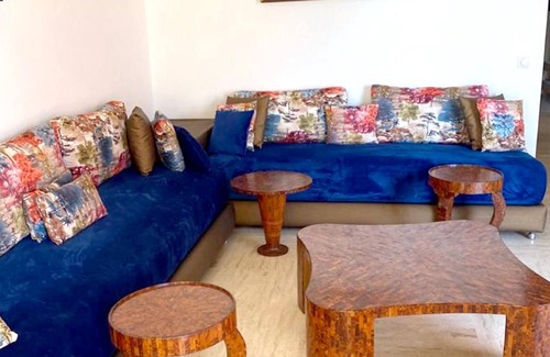 Cherrat Apartamento | Homerez - 20 m away from the beach! Appartement for 7 ppl. with shared pool