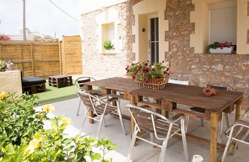 Camarles Casa | Homerez - Casa a 5 km de la playa para 6 pers. con jardín y terraza en Camarles