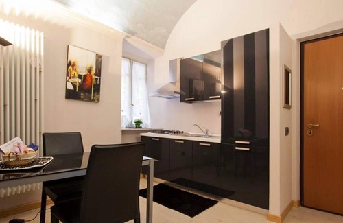 Piazza Apartamento | Homerez - Bonito estudio a 15 km de las pistas para 2 pers. con balcón en Piazza