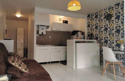 Saint-Cyprien Plage Apartamento | Homerez - Estudio Saint-Cyprien, vista jardín