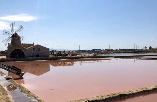 Paceco Casa | Homerez - Bonita casa a 3 km de la playa para 5 pers. con terraza en Paceco