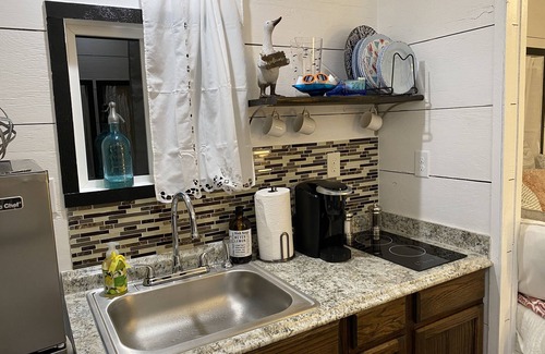 Spicewood Cabaña | Honeysuckle Cottage looking at Pedernales River