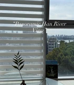 Hapjeong-dong Apartamento | Hongdae, Hapjeong Station 1 minute, Luxury hotel style, Panorama Han River View 5 people, 2Room, 3Q bed