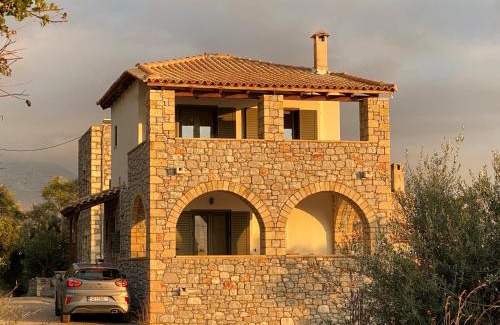 Lefktro Casa | Horizon Villa Mani - Seaview Family Friendly House