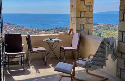 Lefktro Casa | Horizon Villa Mani - Seaview Family Friendly House