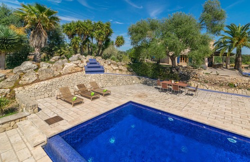 Sant Joan Villa | HORTELLA (ECOFINCA) - Espléndida finca con piscina privada y WiFi gratis.