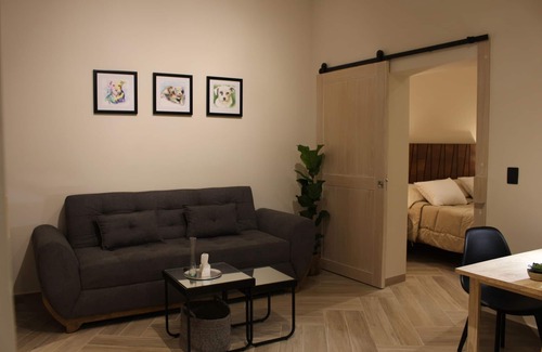Centro Apartamento | Hospedaje en Guadalajara,Finca De Domingo Loft 1, A/C, Zona Centro, La Americana