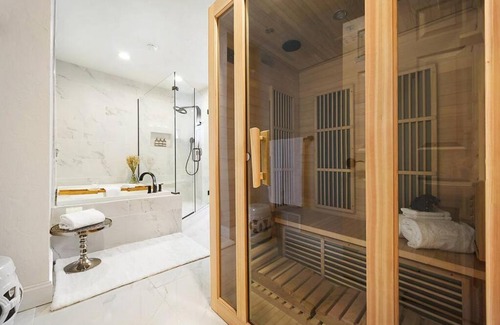 Lawrenceville Casa | HostWise Stays - The Carnegie - Sauna, 1 Block from Butler St, Family Friendly