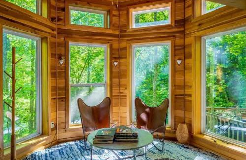 Hot Springs Casa | Hot Springs: 2 Cabins Waterfall & Mountain Views