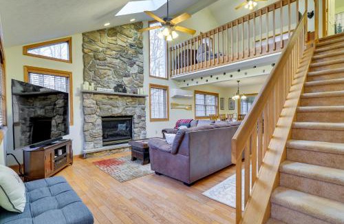 Gouldsboro Casa | Hot Tub and Game Room Cozy Big Bass Lake Home!
