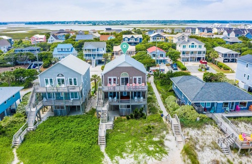 Surf City Casa | Hot Tub, BeachFront, Private, Hammocks on the Beach