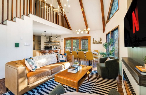 Massanutten Chalet De Esquí | Mountain Views, Hot Tub, Firepit, Free Pool Access