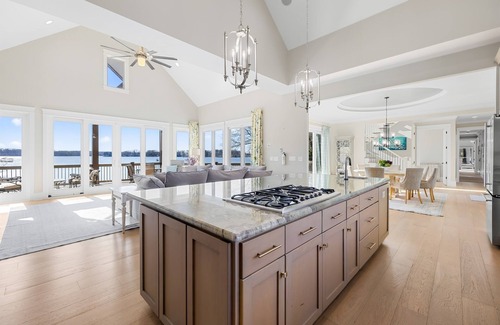 Troutman Casa | Hot Tub, Game Room, Lakefront, Kayaks & Spacious!