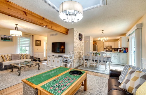 Pocono Summit Casa | Hot Tub, Game Room & Fire Pit: Pocono Summit Home!