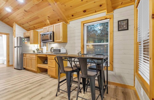 Greenville Cabina | Hot Tub! Riverfront Cabin 6 min to GVL - Sleeps 4