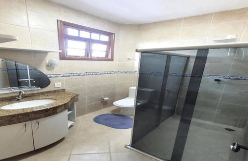 Flores Casa | Hotel Residencial Manaus Flores -quarto 4 - Banheiro Suíte