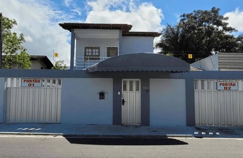 Flores Casa | Hotel Residencial Manaus Flores -quarto 5 - Banheiro Suíte