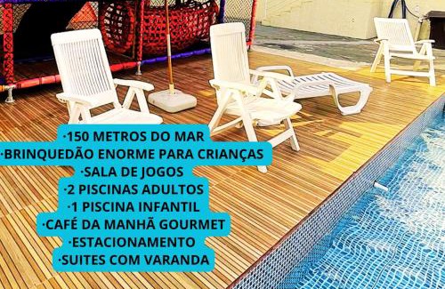 Jardim Centenario Hotel | Hotel Rosa da Ilha Guaruja - Perto do Mar com piscina