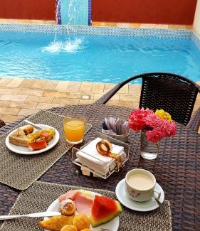 Jardim Centenario Hotel | Hotel Rosa da Ilha Guaruja - Perto do Mar com piscina