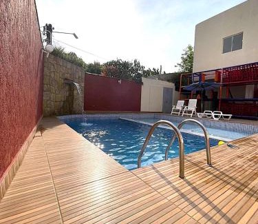 Jardim Centenario Hotel | Hotel Rosa da Ilha Guaruja - Perto do Mar com piscina
