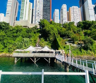 Vitoria Apartamento | Hotel sol vitória Marina vista corredor da Vitória