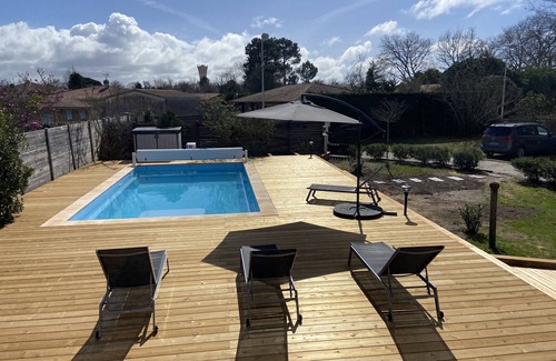 Biscarrosse Casa | House 8/10 pers with swimming pool