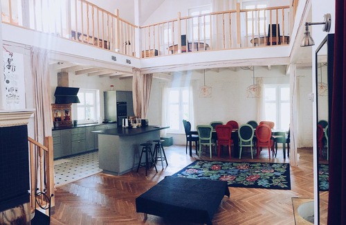 Cedry Wielkie Casa | Casa, que data del siglo XIX, con el jardín, sauna y jacuzzi, antiguo pueblo polaco