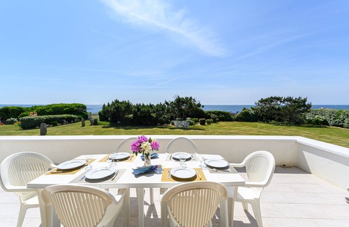 Tregunc Casa | casa acceso directo a la playa, zona tranquila vista excepcional desde la terraza