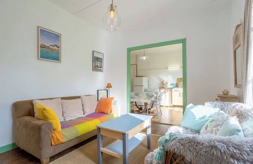 Plobannalec-Lesconil Casa | Casita de campo 'Ferme Kerlan Plage 5min En Voiture' con jardín privado