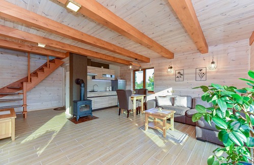 Anyksciai Casa | House for 2 person or family 2+1 Common area, kitchen, shower, WC, sleeping area