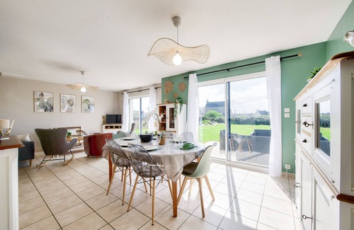 Plouguerneau Chalet De Esquí | Casa para 6 con jardín a 500 m de la playa