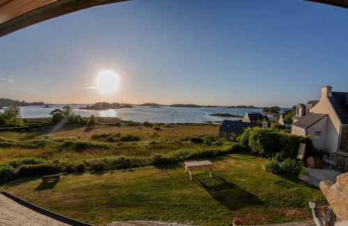 Penvenan Chalet De Esquí | Casa para 7 Grand Bambou-magníficas vistas al mar