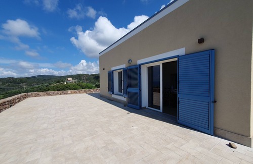 Castelsardo Casa | Casa en el campo con vistas a Asinara en la naturaleza