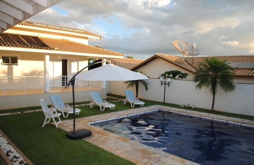 Paranapanema Cabaña | Casa en la Represa (200m de la frontera), piscina, 4 suites de confort en la naturaleza