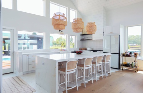 Town of Delaware Casa | House on the Hill: Modern Retreat with Pool, Sauna, Hot Tub + Fire Pit