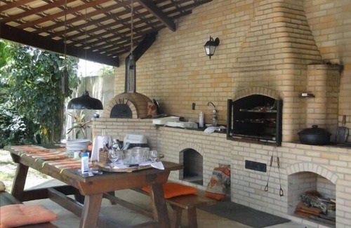 Praia da Vila Casa | Casa rodeada porche, 4 dormitorios, piscina, barbacoa y pista de voleibol
